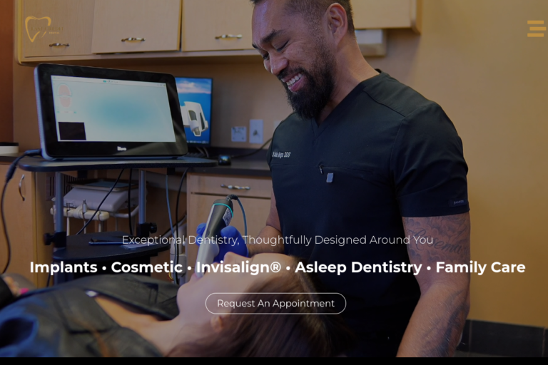 East Credit Dental website by KhatooTech