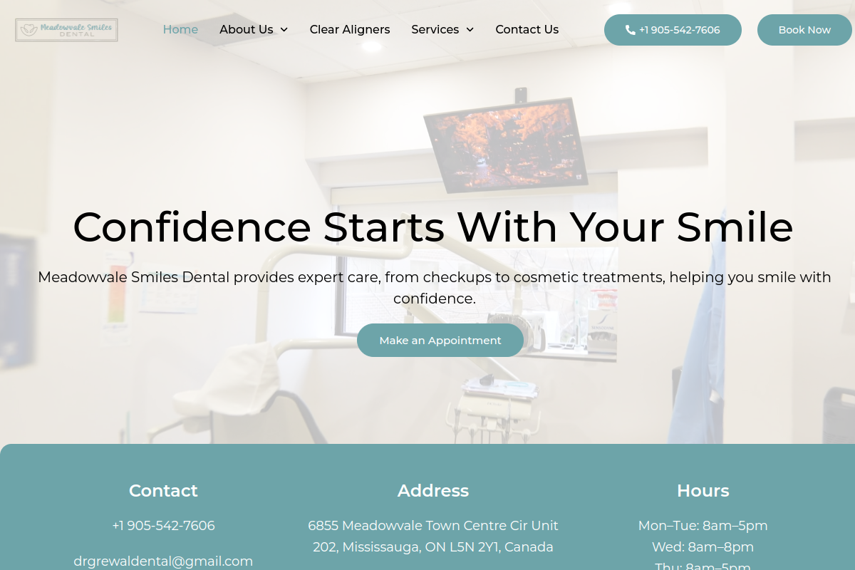 Dental Website Design in Canada: Cost, Features and Real Examples (2026)
