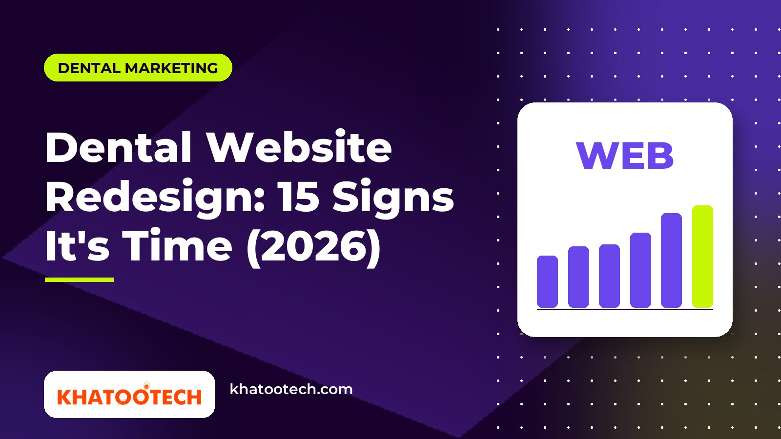 Dental Website Redesign: 15 Signs It's Time (2026)